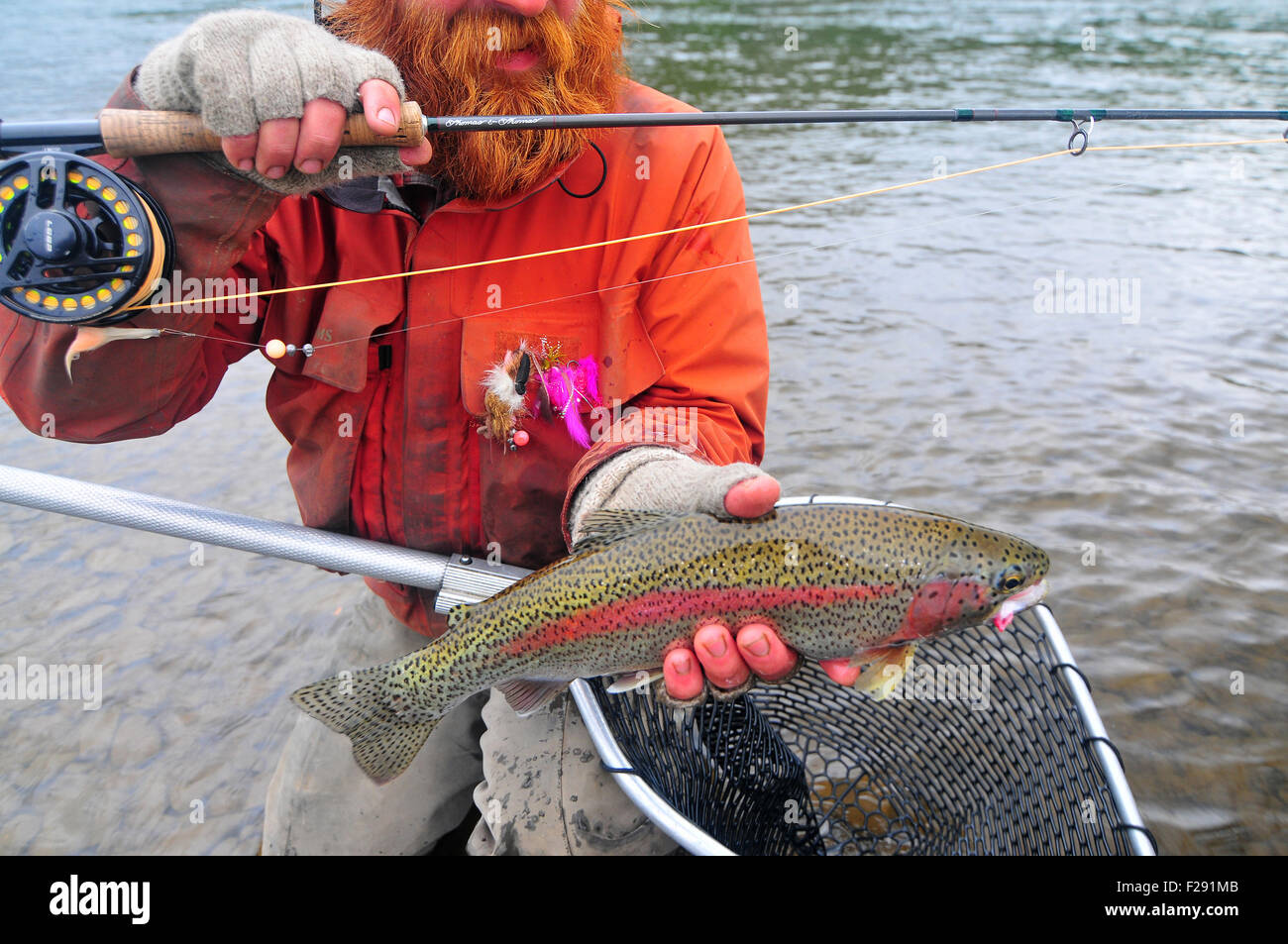 Alaska's Aniak River and its braids offer great fly fishing for rainbow