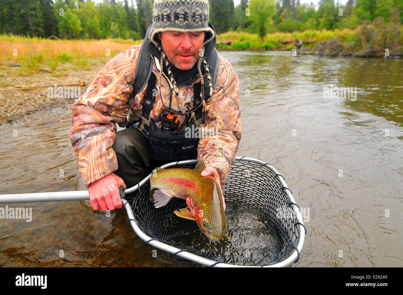 Alaska's Aniak River and its braids offer great fly fishing for rainbow
