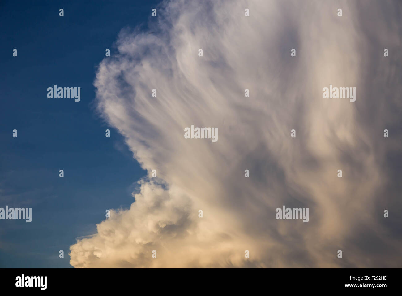 Pattern of clouds in the sky Stock Photo - Alamy