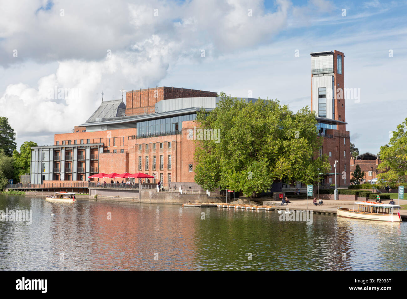 The Royal Shakespeare Theatre On The Banks Of The River Avon 