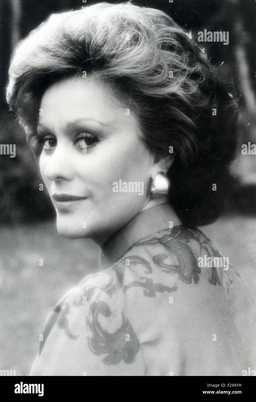 KIRI TE KANAWA Promotional photo of New Zealand soprano about  1975 Stock Photo