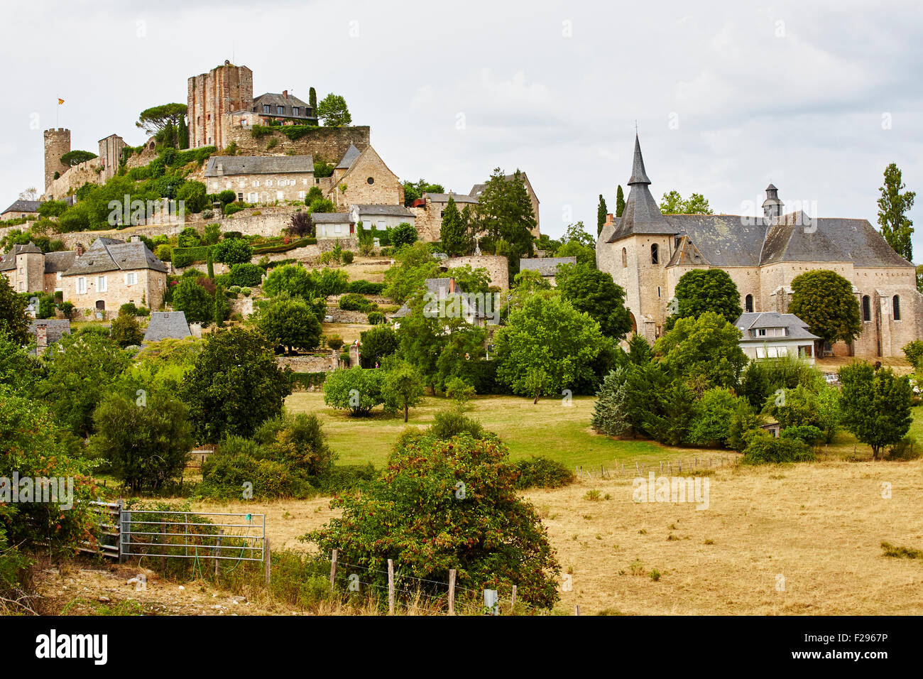 View of Turenne, Correze, Limousin, France Stock Photo Alamy