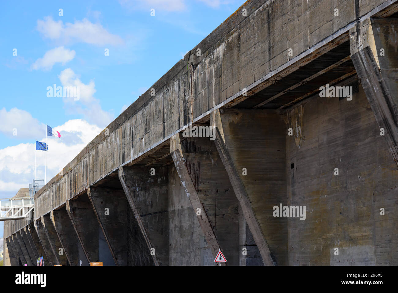 SaintNazaire Kriegsmarine submarine base france Stock Photo Alamy