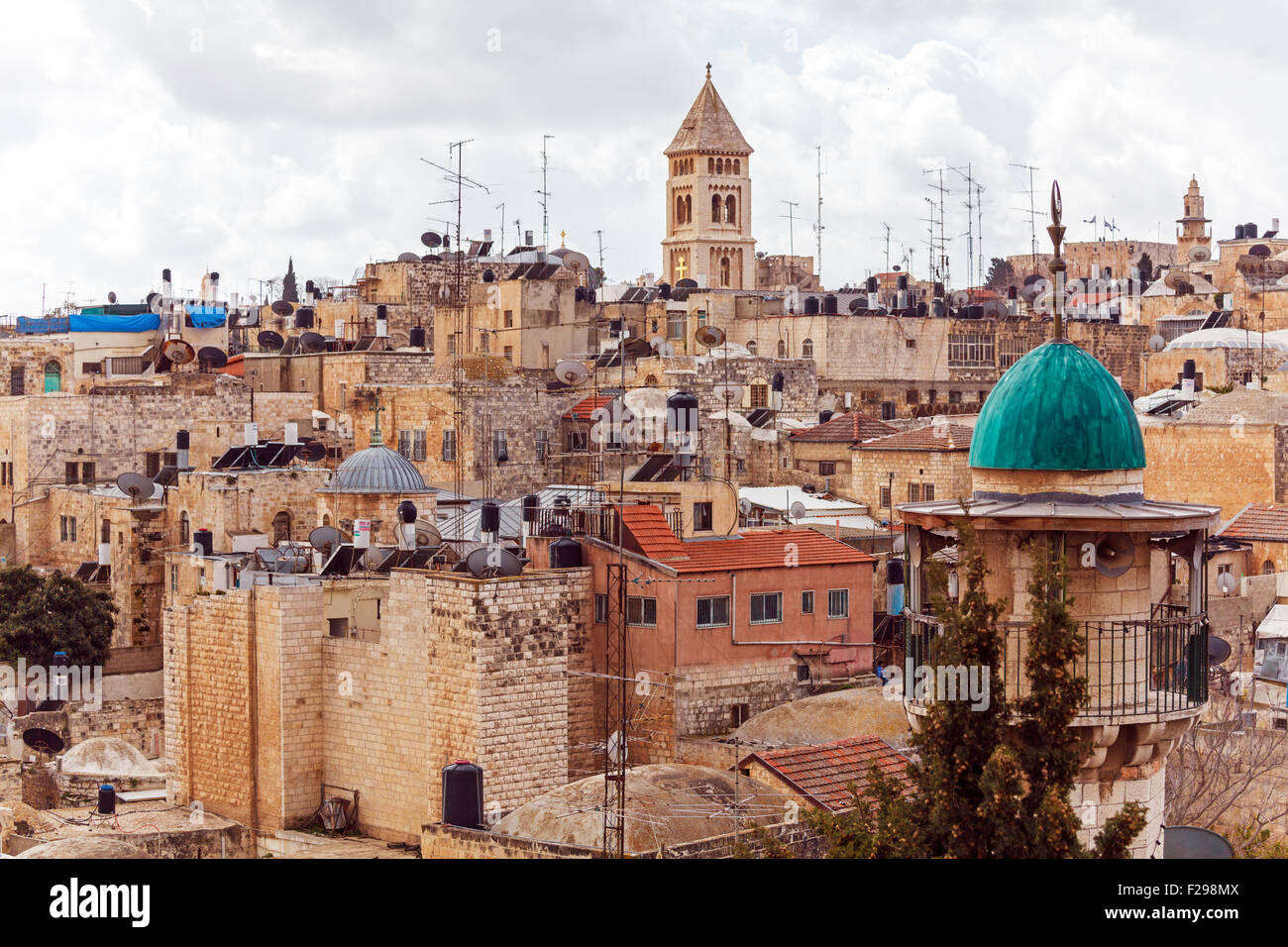 Old city of jerusalem aerial hi-res stock photography and images - Alamy