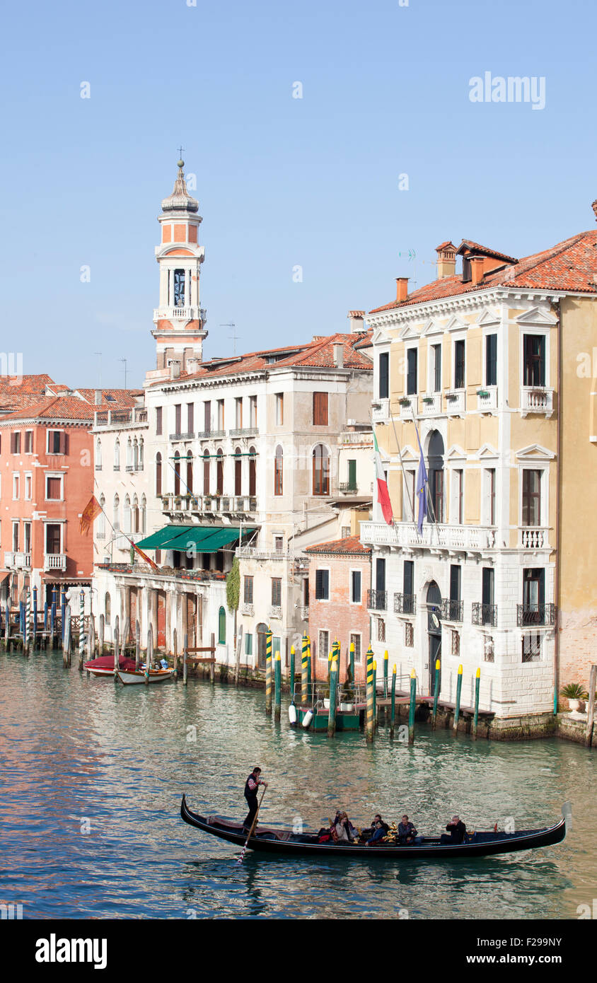 View of a gondola in Venice Stock Photo - Alamy