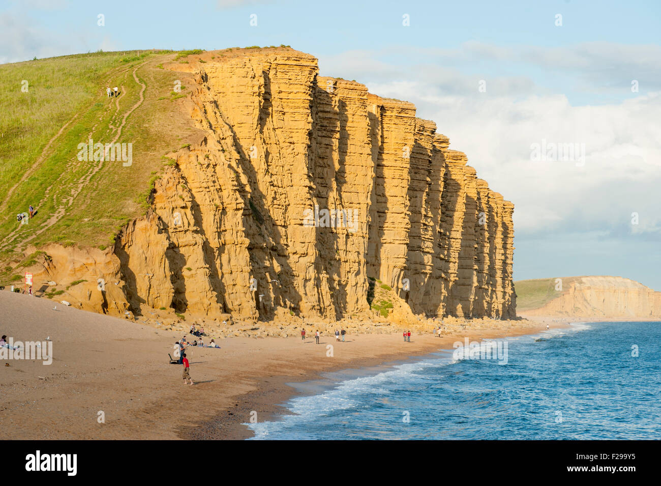 The cliffs of the Jurassic Coast near West Bay, Bridport, Dorset, England,  UK Stock Photo - Alamy