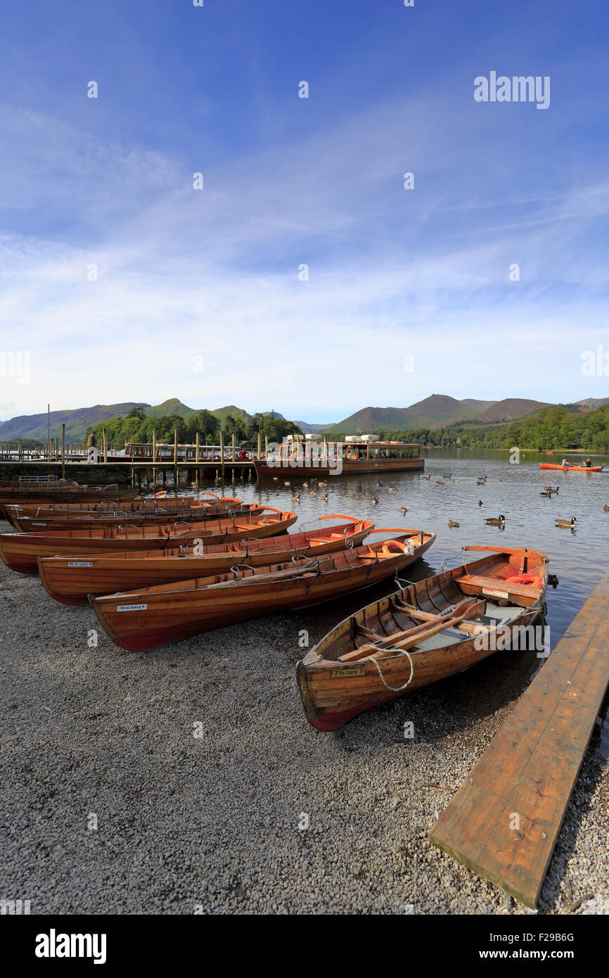 Derwent water rowing boats hi-res stock photography and images - Alamy