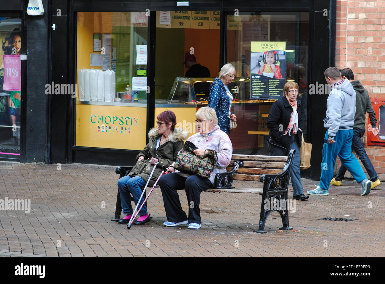 old ladies shopping