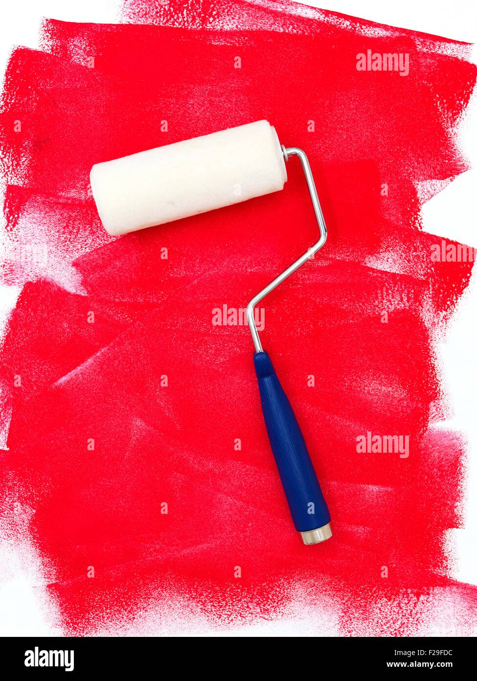 A close up shot of painting equipment Stock Photo Alamy