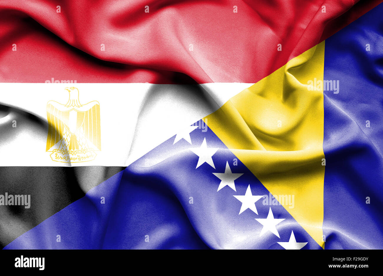 Bosnia egypt flag hi-res stock photography and images - Alamy