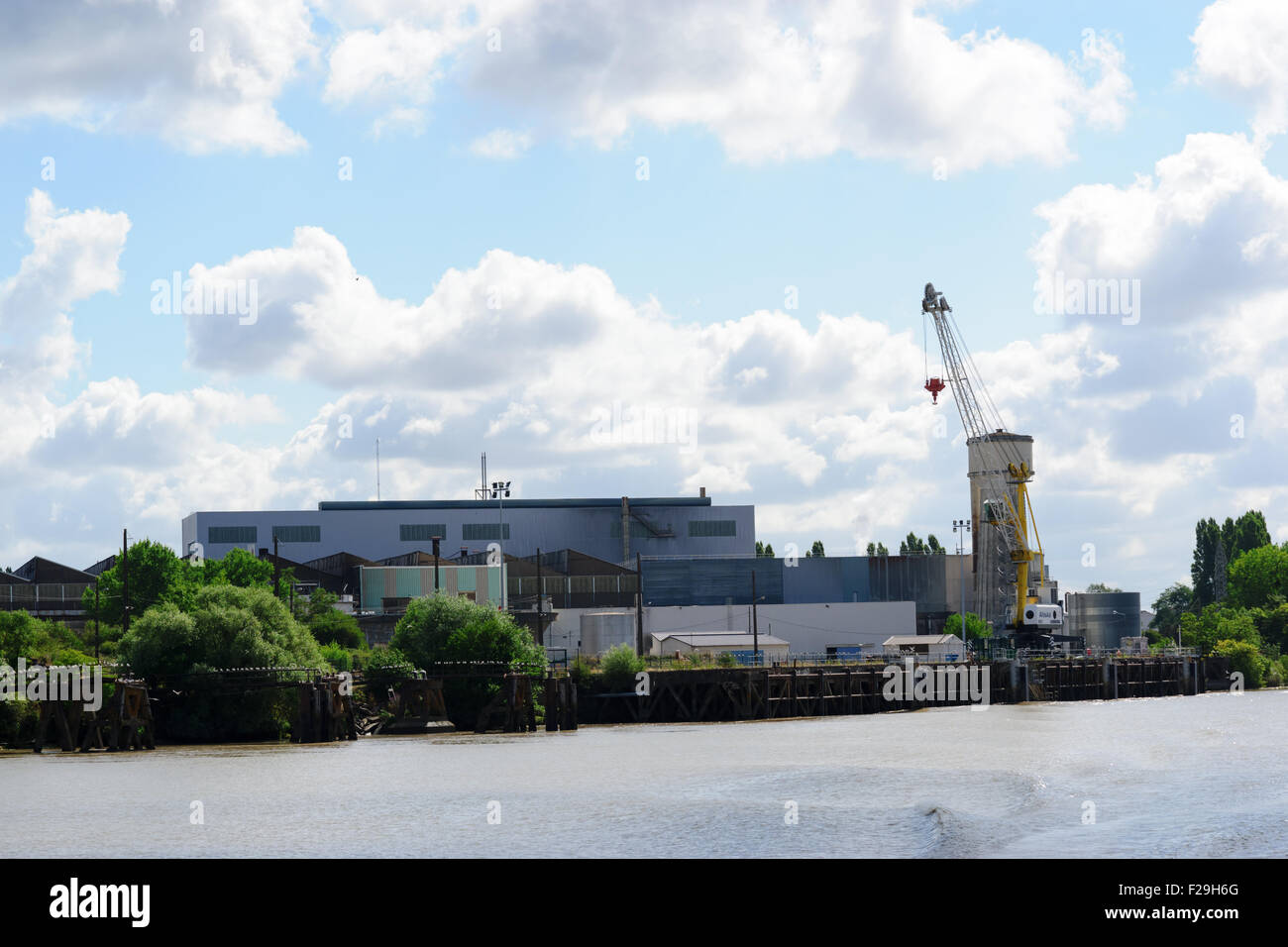 Factory river Loire Stock Photo - Alamy