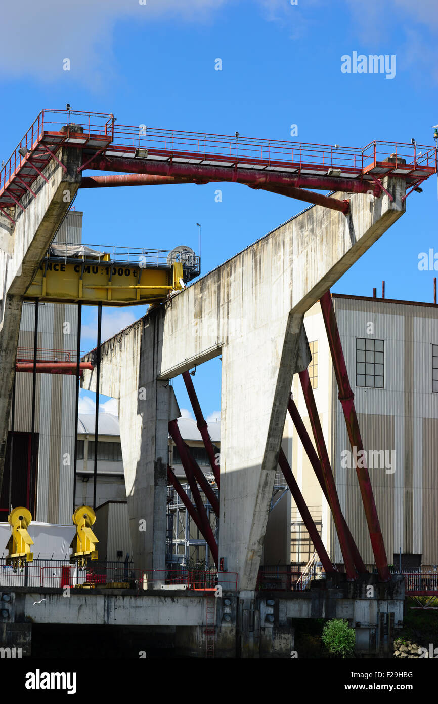 Factory river Loire Stock Photo - Alamy