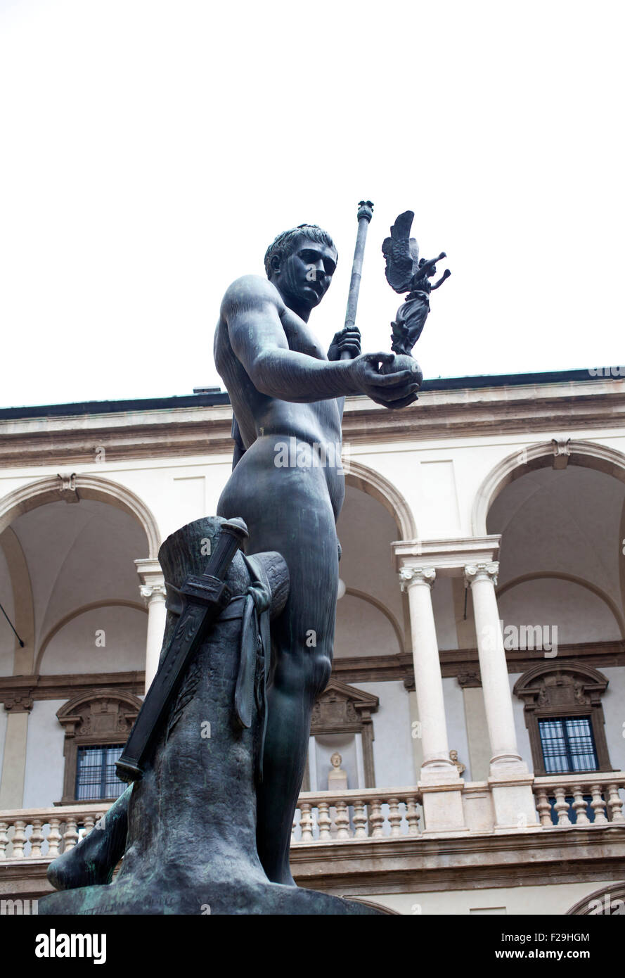 Napoleon monument, Accademy of art - Milan, Italy Stock Photo