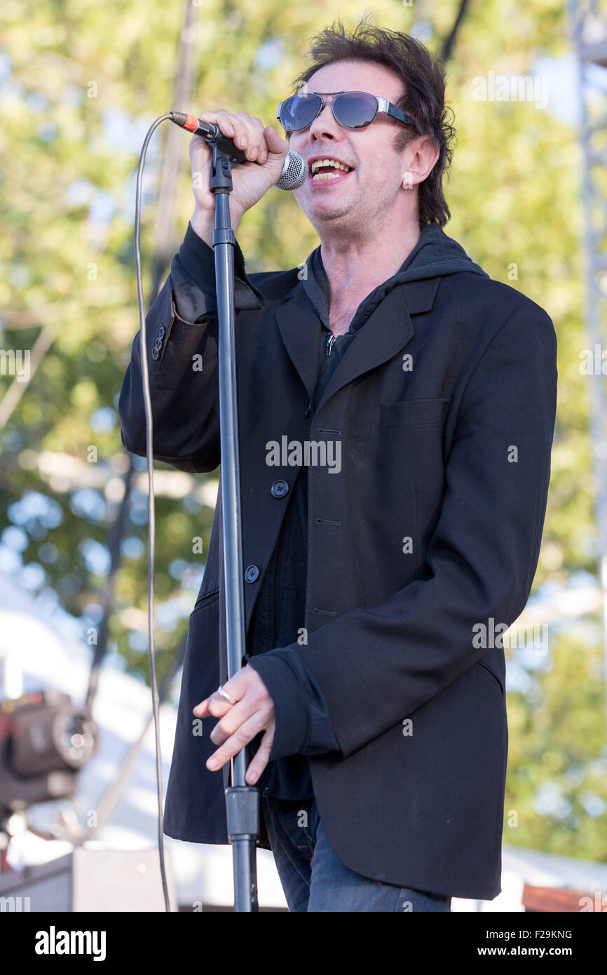 Chicago, Illinois, USA. 12th Sep, 2015. Singer IAN MCCULLOCH of Echo