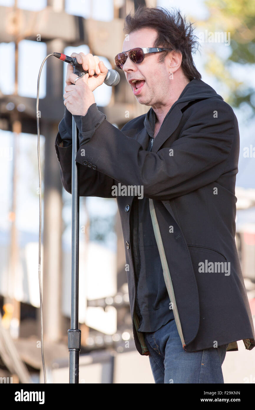 Chicago, Illinois, USA. 12th Sep, 2015. Singer IAN MCCULLOCH of Echo