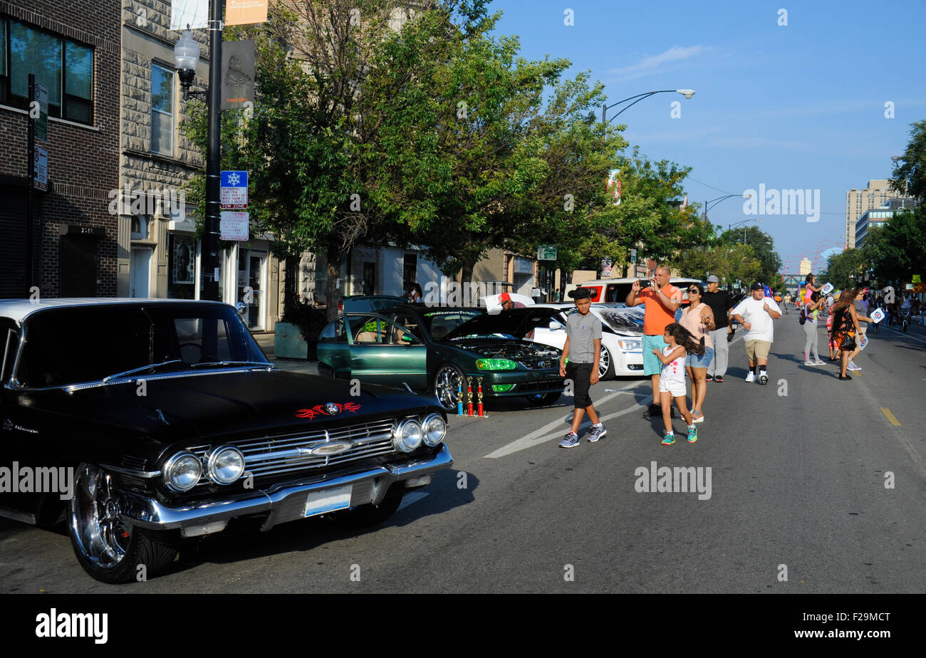 Fiesta Boricua (Puerto Rican Festival) on West Division Street in the