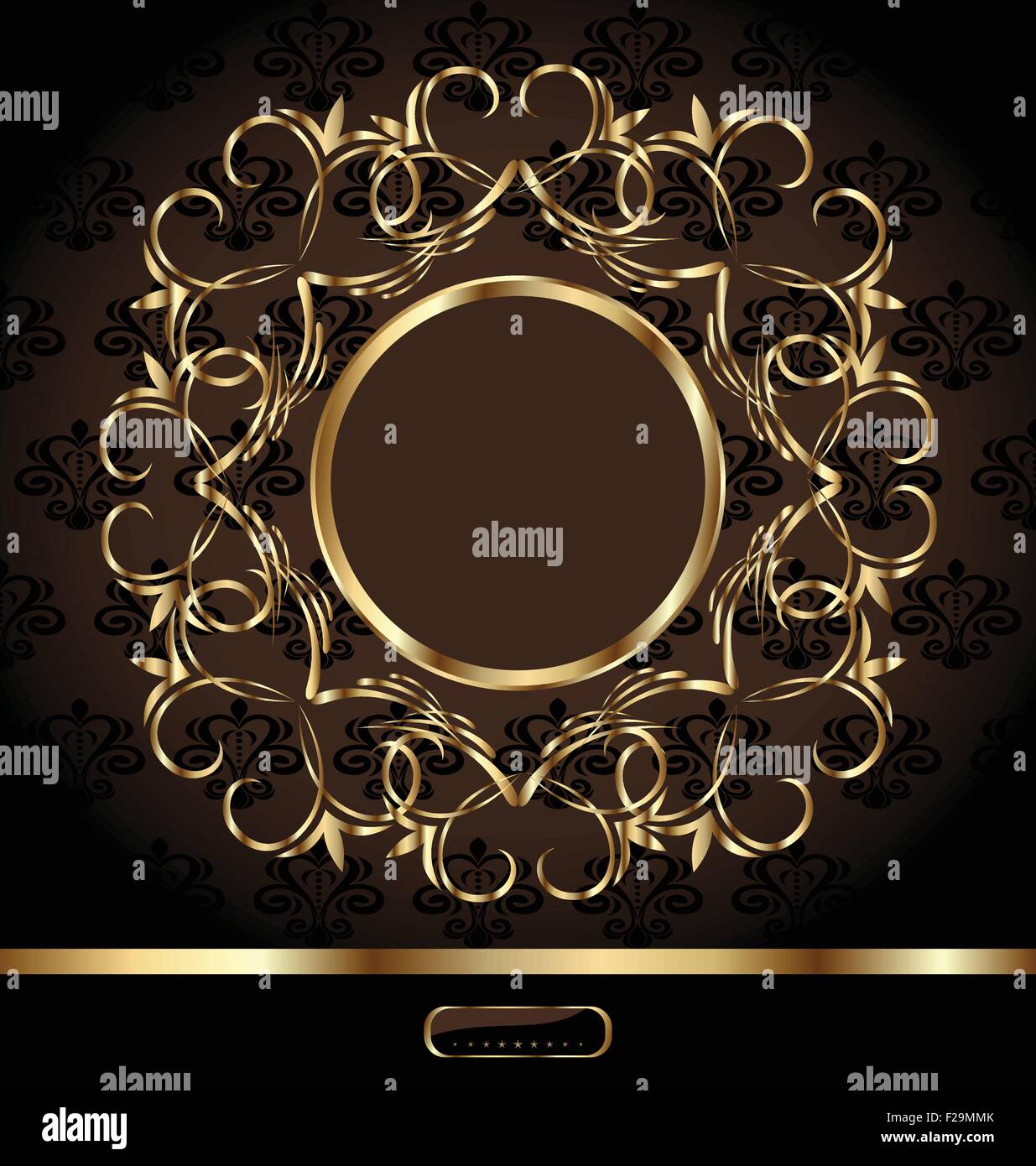 Royal background with golden ornate frame Stock Vector Image & Art - Alamy