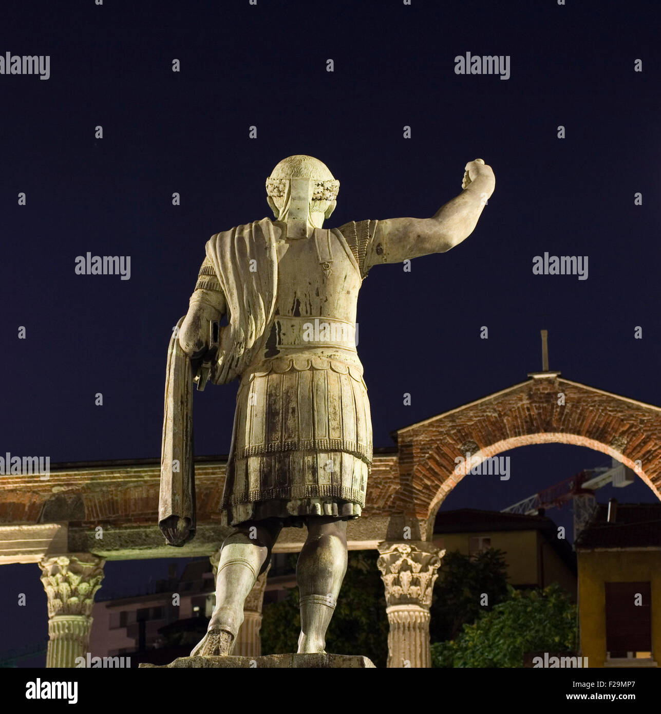 Statue of Emperor Constantine, Milan Italy Stock Photo Alamy