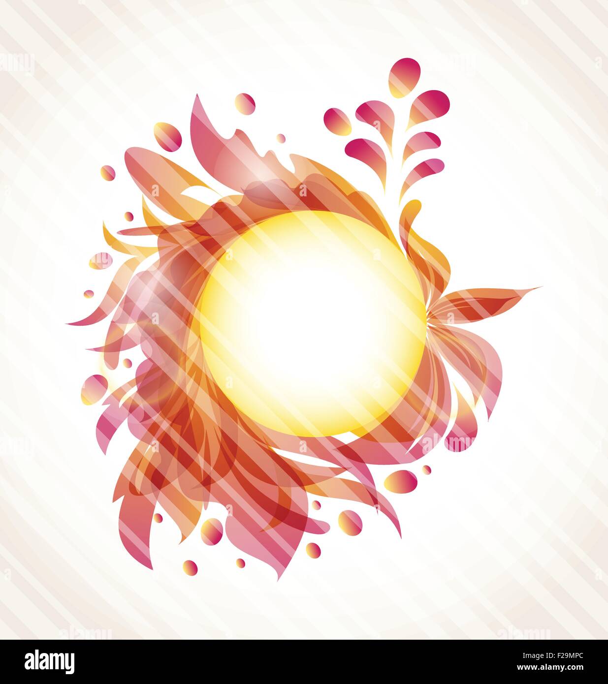 Abstract floral transparent background with space for text Stock Vector ...