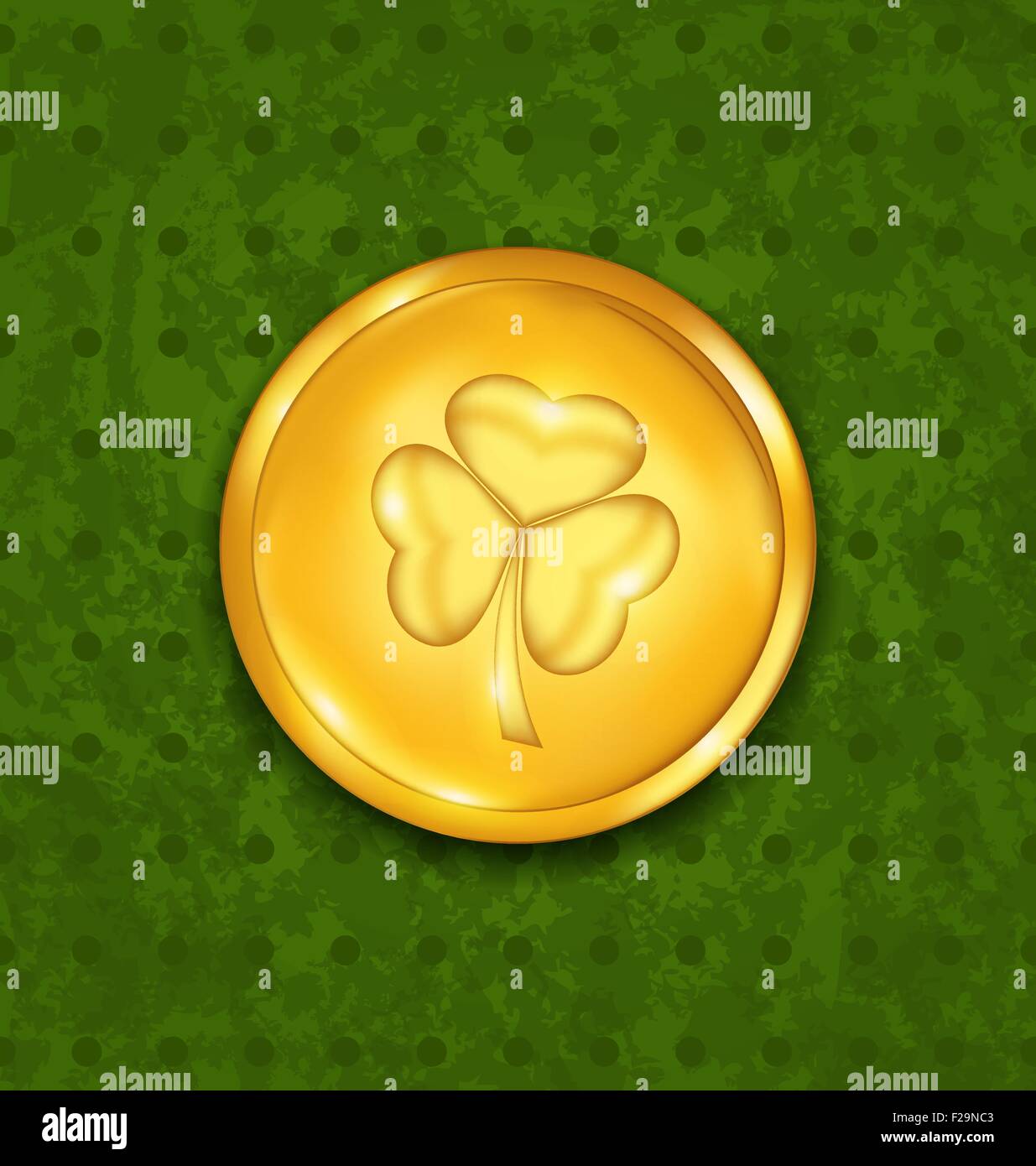 Golden clover leaves hi-res stock photography and images - Alamy