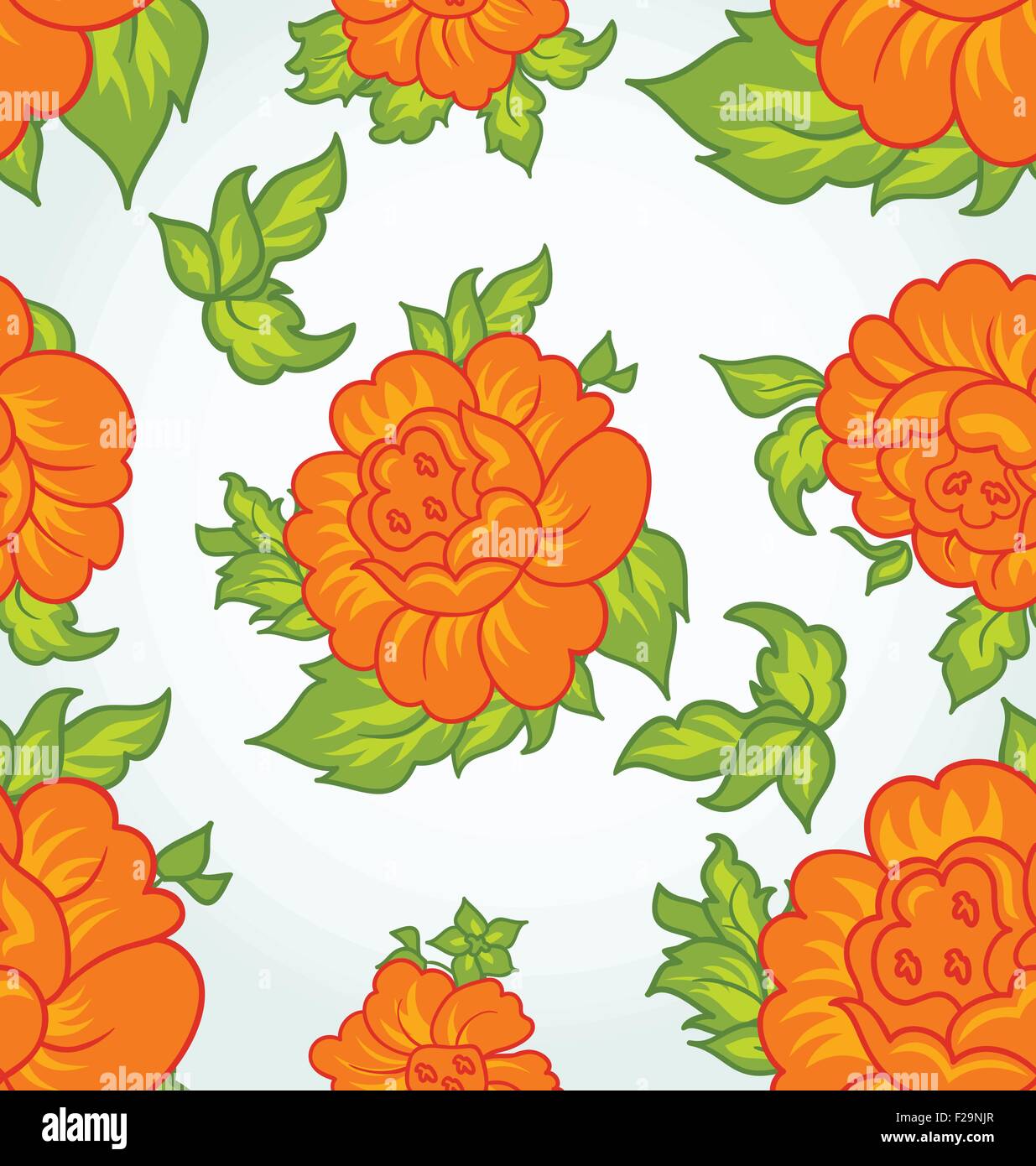 Cute flower seamless background Stock Vector Image & Art - Alamy