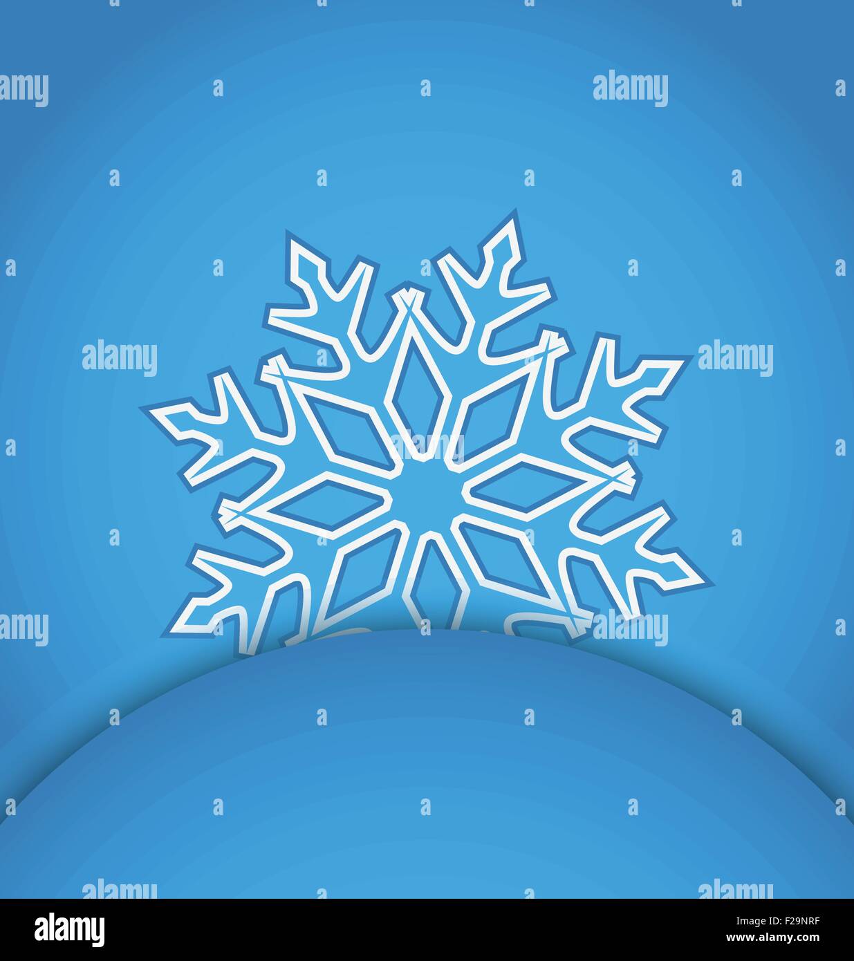 Snowflake Wire Frame Design Template frame design with christmas snowflake Stock Vector Image & Art ...