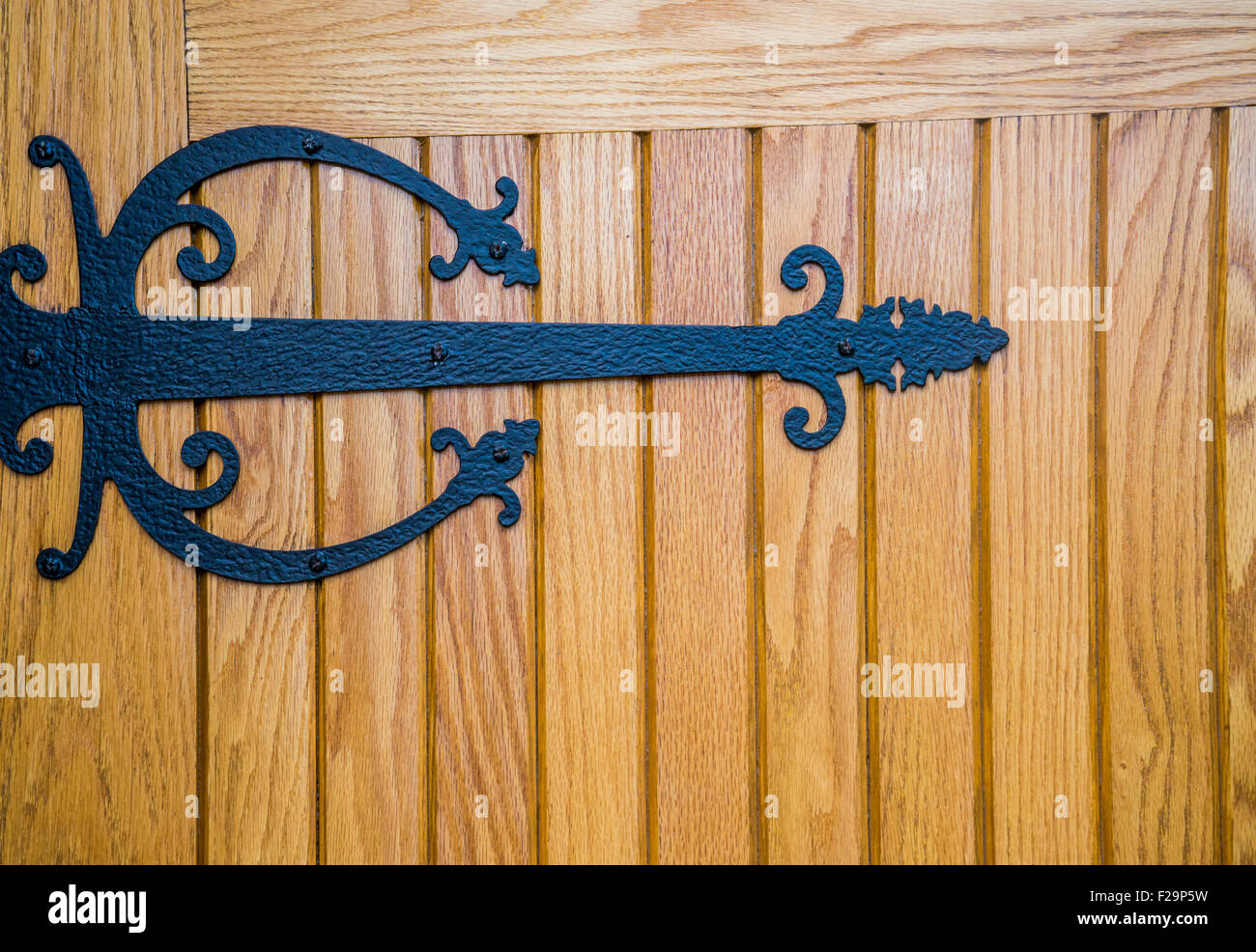 Ornate Church Door Hinge Stock Photo 87496133 Alamy