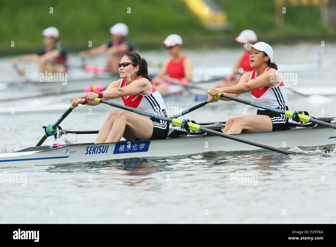 the Toda Olympic Rowing Course, Saitama, Japan. 13th Sep, 2015. Atsumi