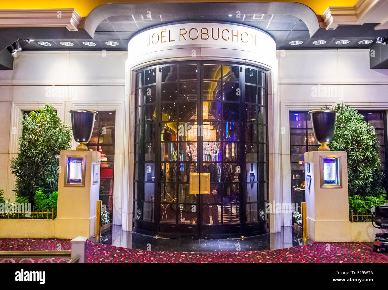 The Joel Robuchon restaurant in MGM hotel in Las Vegas Stock Photo - Alamy