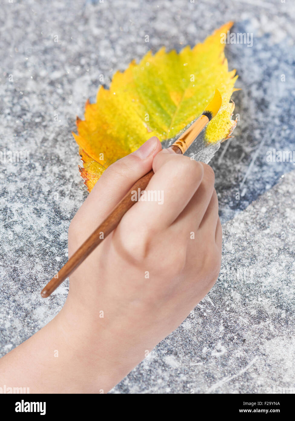 frozen yellow colour