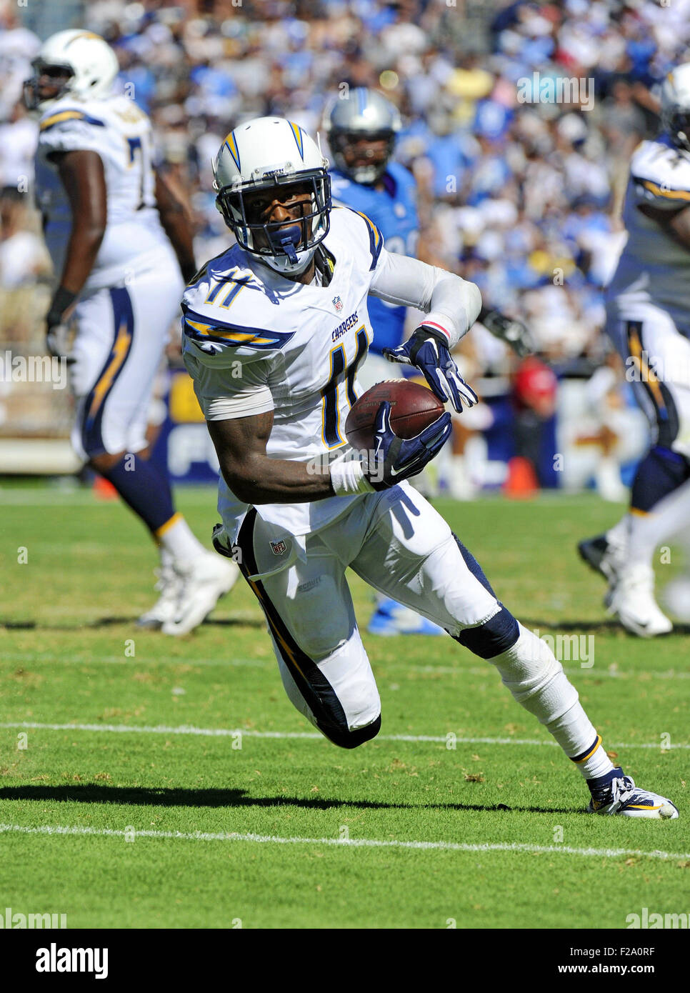 September 13 2015 Stevie Johnson Of The San Diego Chargers In Action 