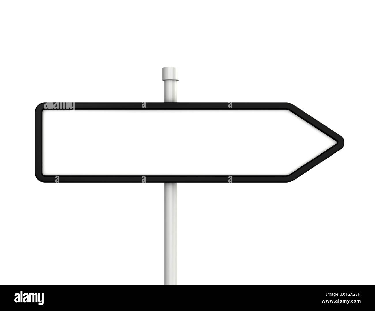 Blank arrow signs Stock Photo Alamy