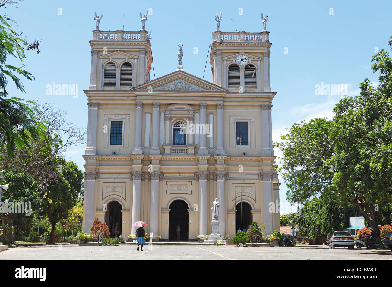 St. Mary's Cathedral, Negombo, Western Province, Ceylon, Sri Lanka Stock Photo