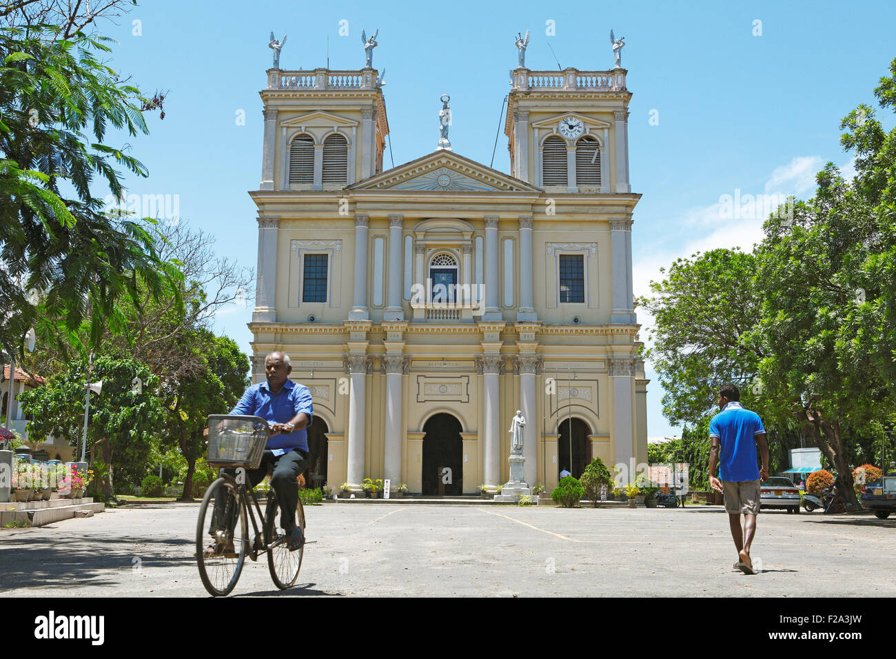 St. Mary's Cathedral, Negombo, Western Province, Ceylon, Sri Lanka Stock Photo
