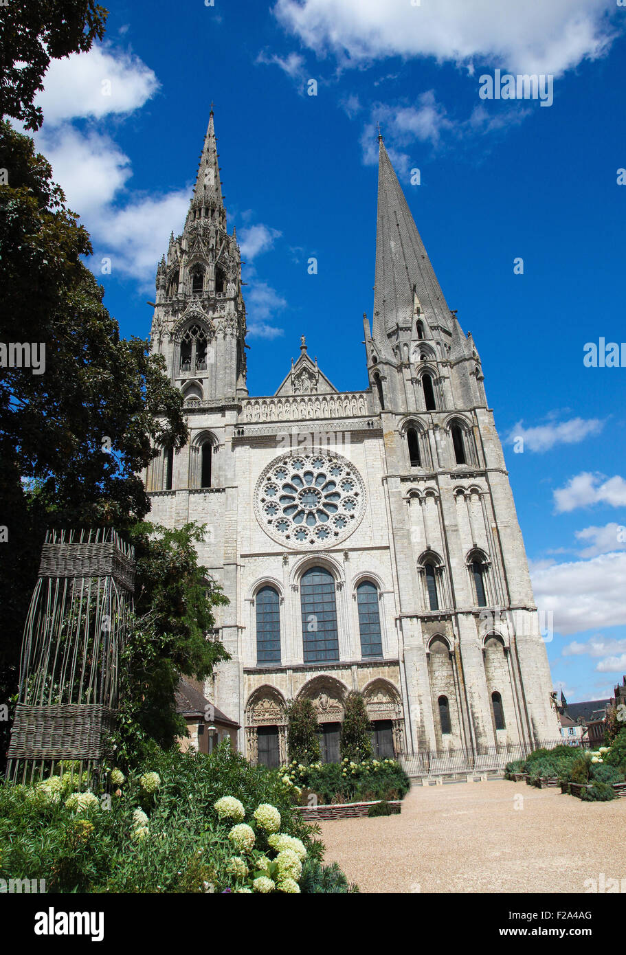 Cathedral of Our Lady of Chartres, a medieval Catholic cathedral in