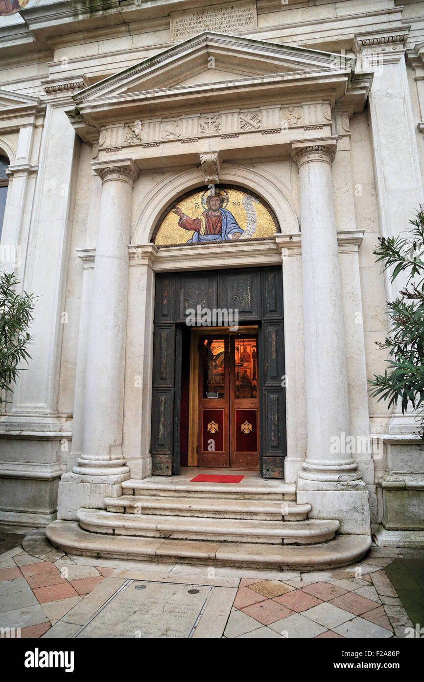 Church of San dei Greci Stock Photo Alamy
