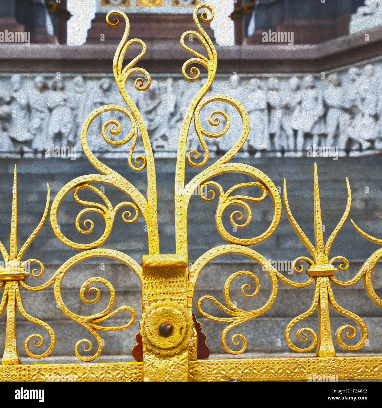 Steel Railing Abstract abstract metal in englan london railing steel and background Stock ...