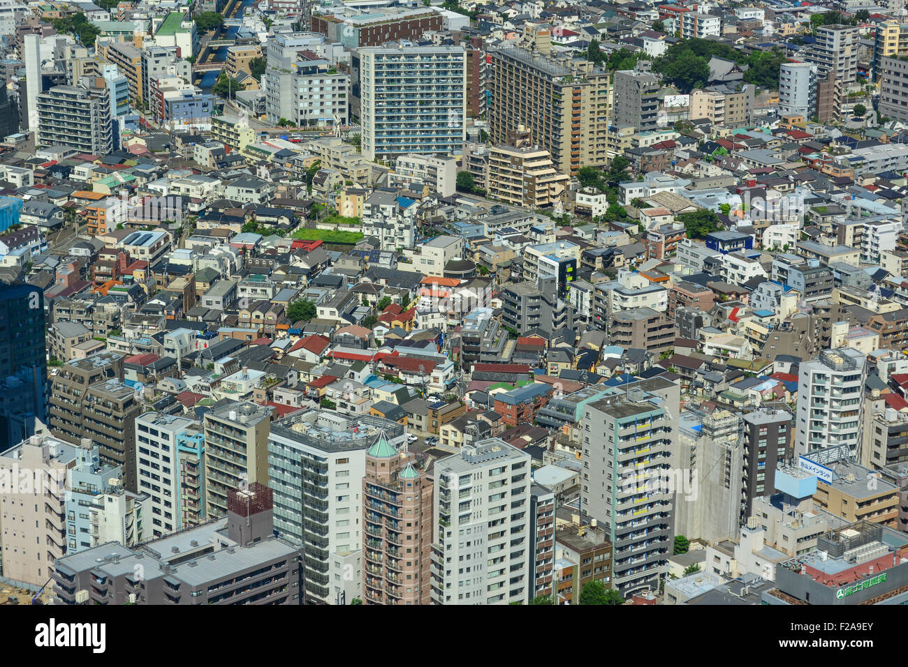 Aerial view. Tokyo. Stock Photo