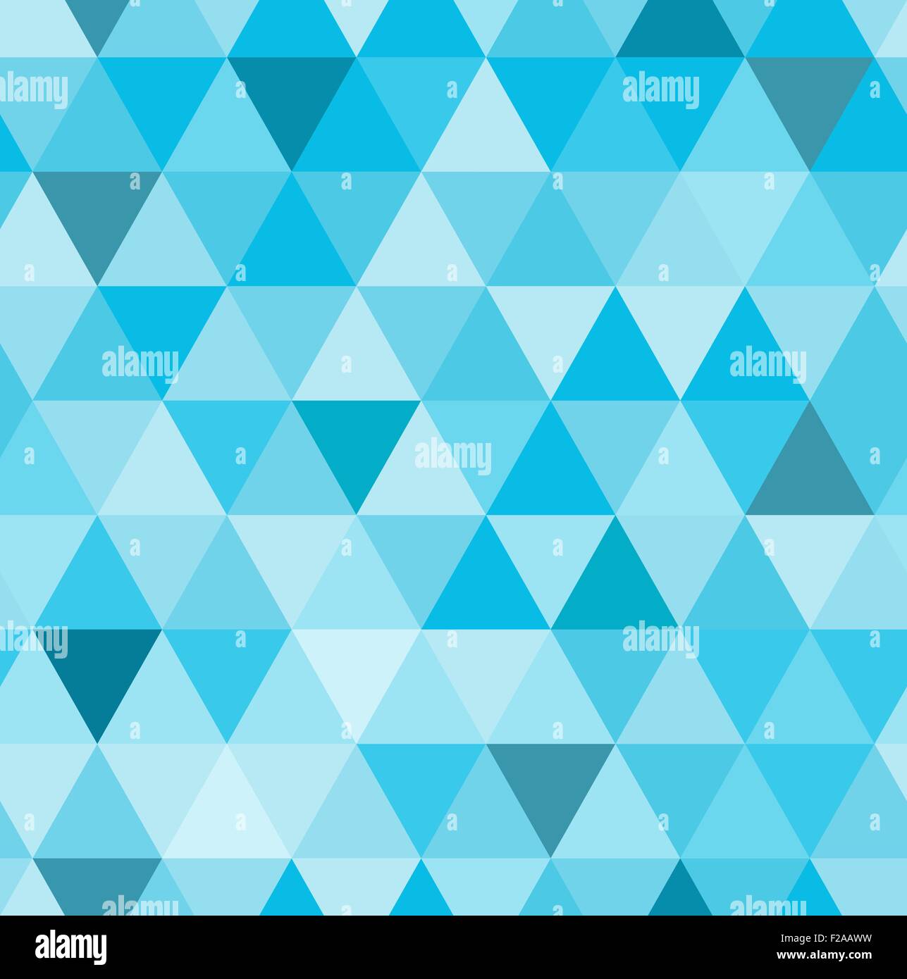 Seamless retro pattern of geometric shapes. Blue mosaic backdrop Stock ...