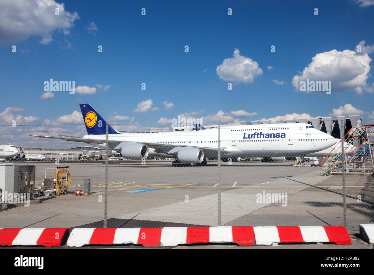 Lufthansa Boeing 747 at the Frankfurt Airport Stock Photo - Alamy