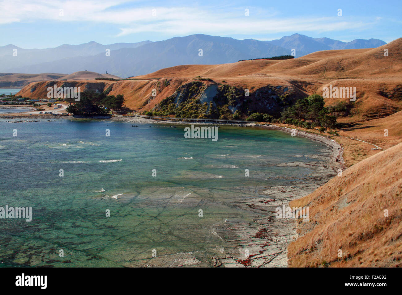 Breathtaking view of Kaikoura, New Zealand Stock Photo Alamy