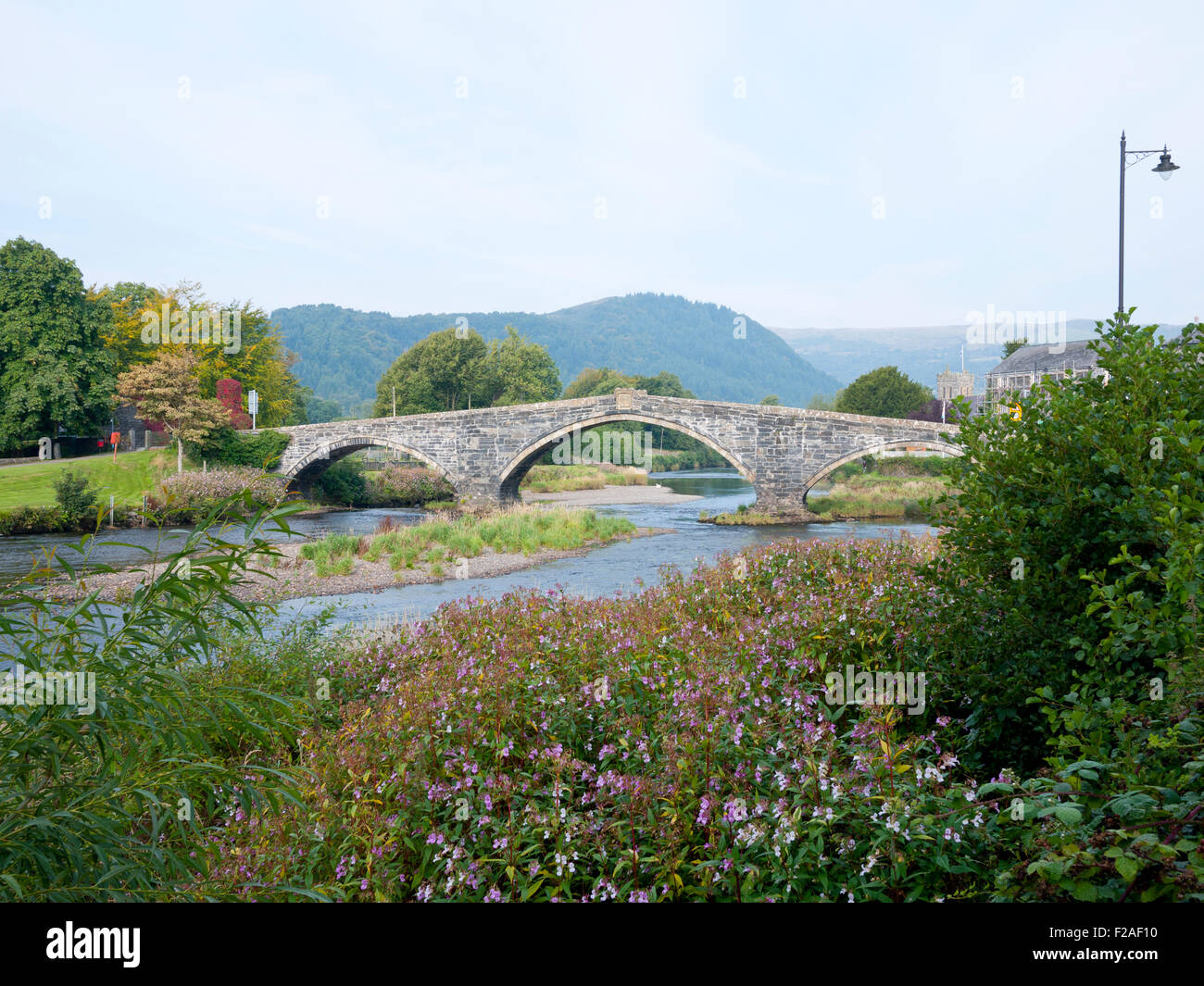 Llanrwst Bridge over the River Conwy, Llanrwst,Conway Valley,North