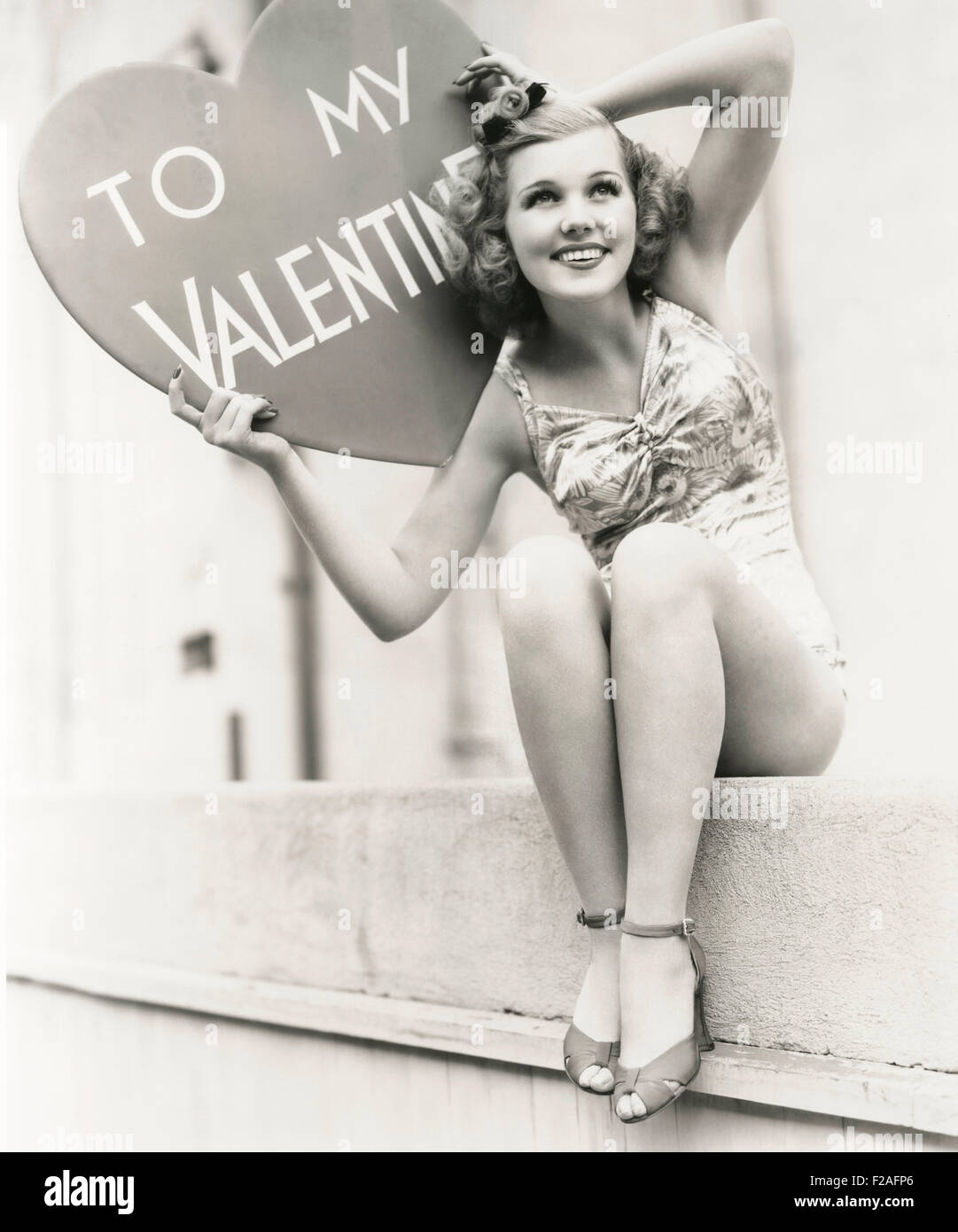 To My Valentine (OLVI008 OU355 F) Stock Photo