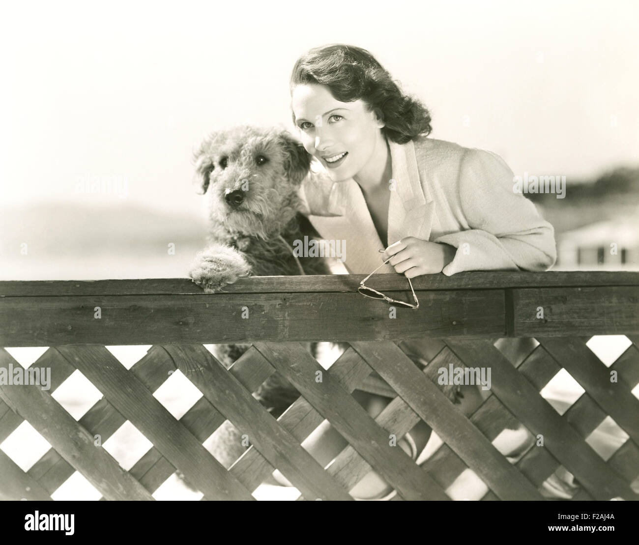 Watching the world go by (OLVI007 OU849 F) Stock Photo