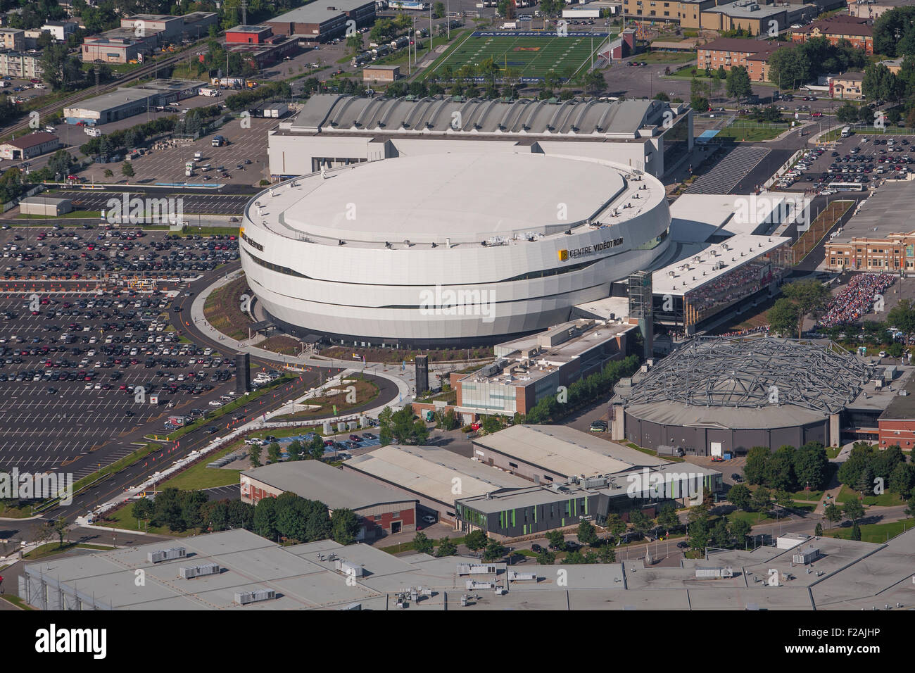 The Centre Videotron arena is pictured in Quebec City in the first day