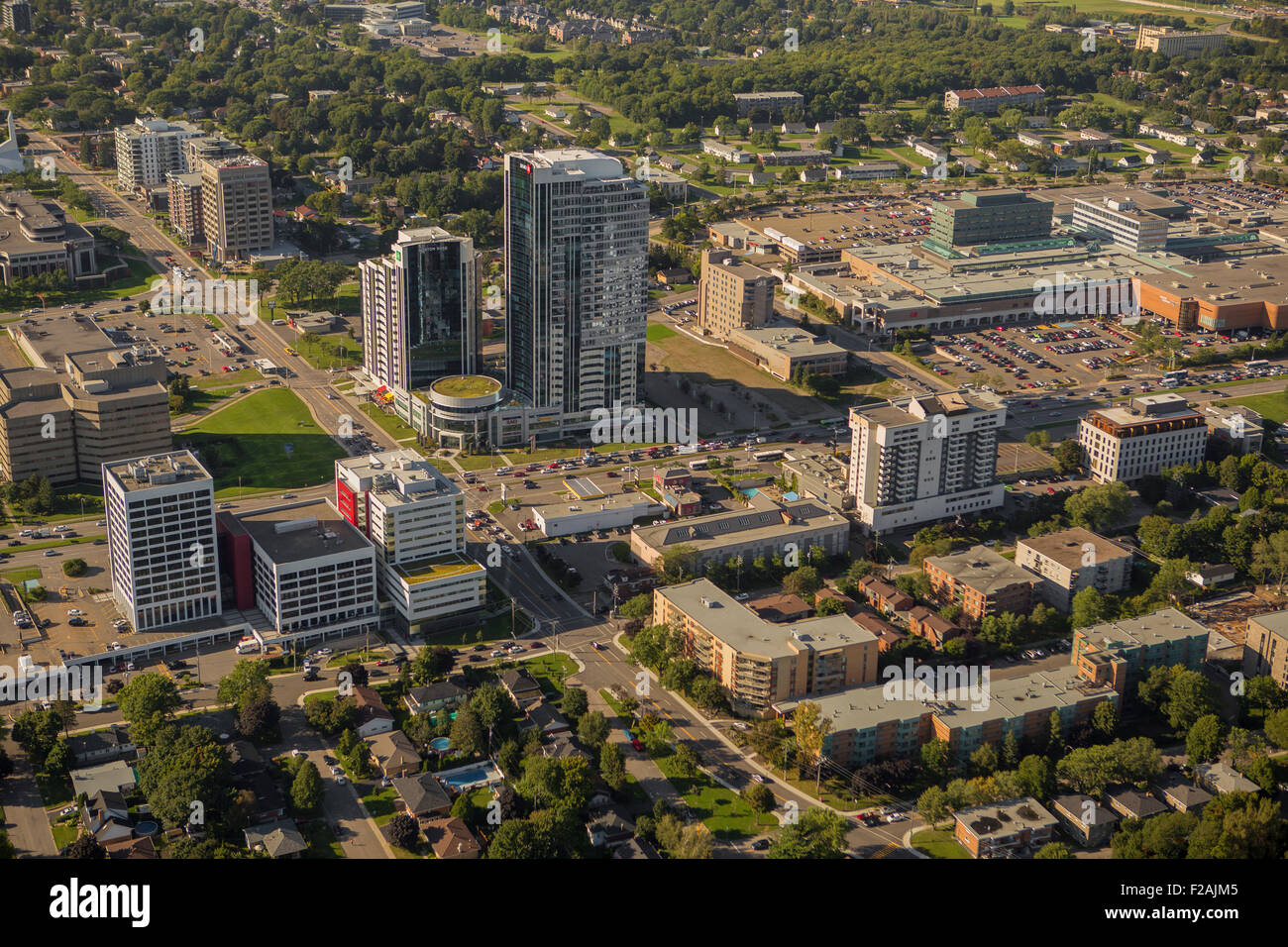 Junction of Boulevard Laurier and Chemin SteFoy is pictured in this aerial photo of the Quebec