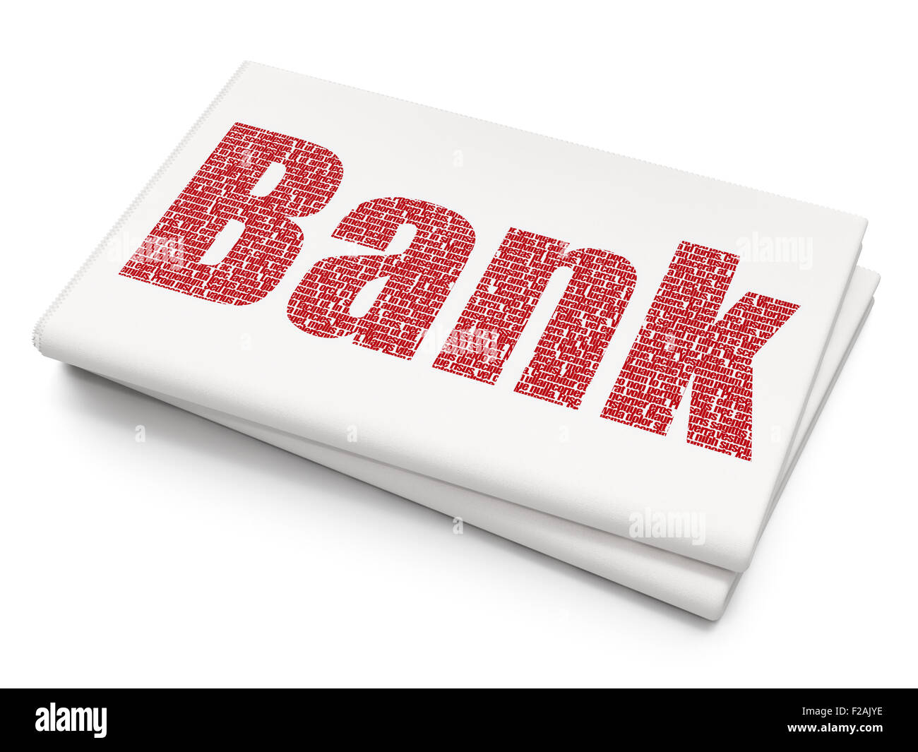 Currency concept bank on blank newspaper background stock photo alamy