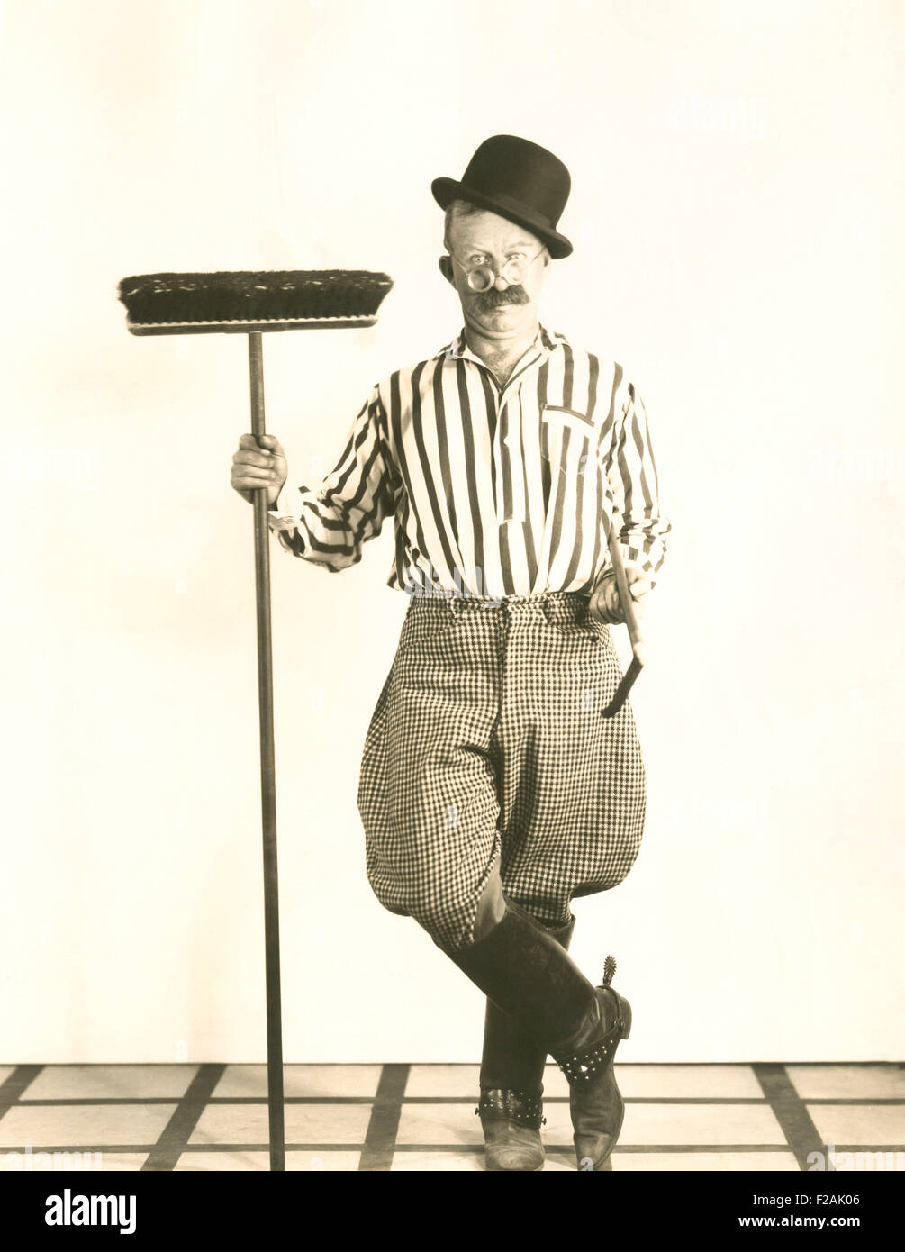 A clean sweep (OLVI007 OU734 F) Stock Photo