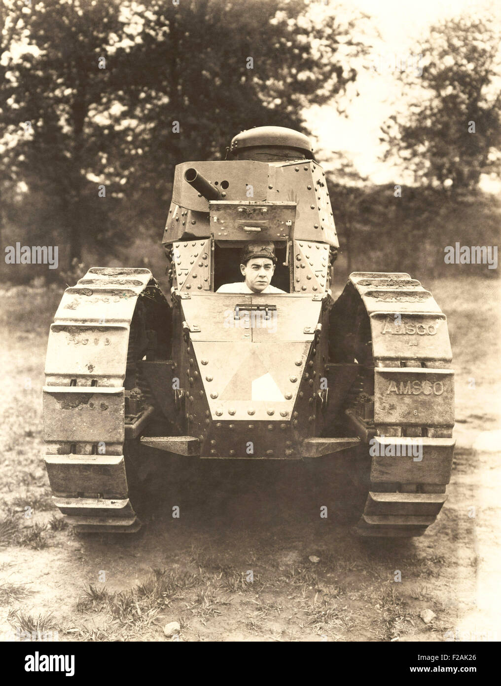 Armed and dangerous (OLVI007 OU707 F) Stock Photo