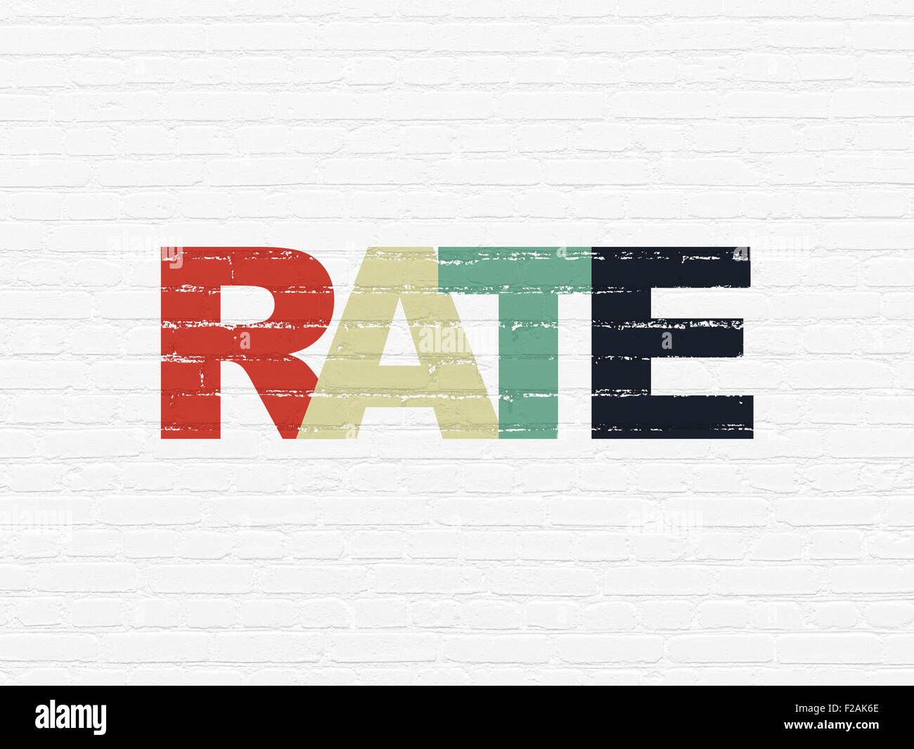 Money concept: Rate on wall background Stock Photo - Alamy